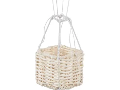 Hot Beliani Decorazione da parete Palloncino BEMBA Rattan 60 cm Naturale Beige Naturale