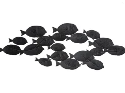 Discount Beliani Decorazione da parete Pesce FERMIUM Metallo 47 cm Multicolore Beige Rosa Blu Verde