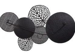 Beliani Decorazione da parete RHODIUM Metallo 40 cm Multicolore Bianco Rame Nero