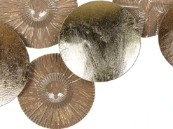 Sale Beliani Decorazione da parete THALLIUM Metallo 45 cm Oro Oro Rame