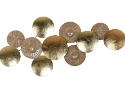 Sale Beliani Decorazione da parete THALLIUM Metallo 45 cm Oro Oro Rame