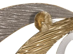 Discount Beliani Decorazione da parete TIMAHOE Metallo 31 cm Oro Bianco Oro Argento