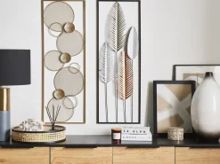 Online Beliani Decorazione da parete TUNGSTEN Metallo 90 cm Oro