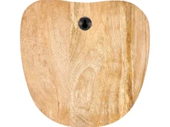 Outlet Beliani Decorazione da parete Volto KATSINA Legno di mango 22 cm Rosso Giallo Rosso Nero