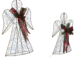 Best Beliani Decorazione natalizia ANNSJON Angelo 30/40 cm Multicolore