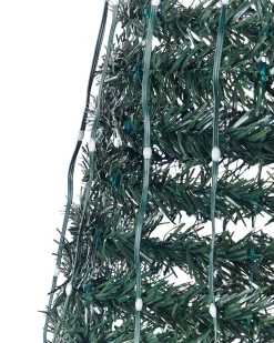 Best Beliani Decorazione natalizia a pavimento Smart LED con App SAARLOQ Albero di Natale Verde