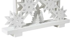 Outlet Beliani Decorazione natalizia BILLAN LED Bianco
