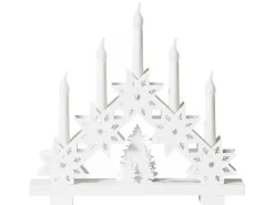 Outlet Beliani Decorazione natalizia BILLAN LED Bianco