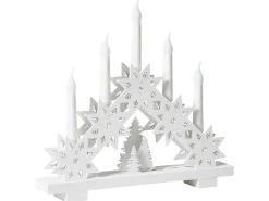 Outlet Beliani Decorazione natalizia BILLAN LED Bianco