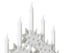 Outlet Beliani Decorazione natalizia BILLAN LED Bianco