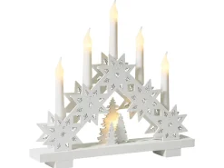 Outlet Beliani Decorazione natalizia BILLAN LED Bianco