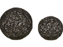 Best Beliani Decorazione natalizia BOLMEN Palla di Natale 15/20 cm Nero