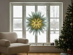 Discount Beliani Decorazione natalizia GRONA Stella 96 cm Verde