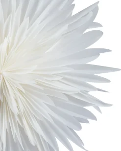 Clearance Beliani Decorazione natalizia Lampada da tavolo SATOPANTH Stella 70 cm Bianco Bianco Argento