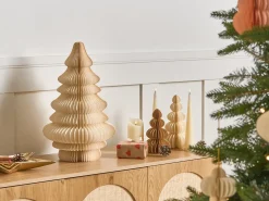 Best Beliani Decorazione natalizia Lampada da tavolo DREVJA Albero di Natale 51 cm Beige