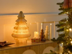 Best Beliani Decorazione natalizia Lampada da tavolo DREVJA Albero di Natale 51 cm Beige
