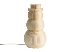 Hot Beliani Decorazione natalizia Lampada da tavolo BANGA Pupazzo di neve 51 cm Beige