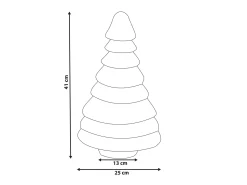 Clearance Beliani Decorazione natalizia LED ANDAN Albero di Natale 41 cm Verde
