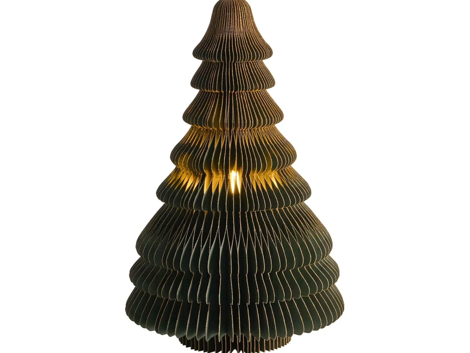 Clearance Beliani Decorazione natalizia LED ANDAN Albero di Natale 41 cm Verde