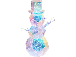 Best Beliani Decorazione natalizia LED ARCTICA Pupazzo di neve 43 cm Multicolore