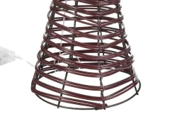 Beliani Decorazione natalizia LED DYBESO Renna 60 cm scuro Marrone