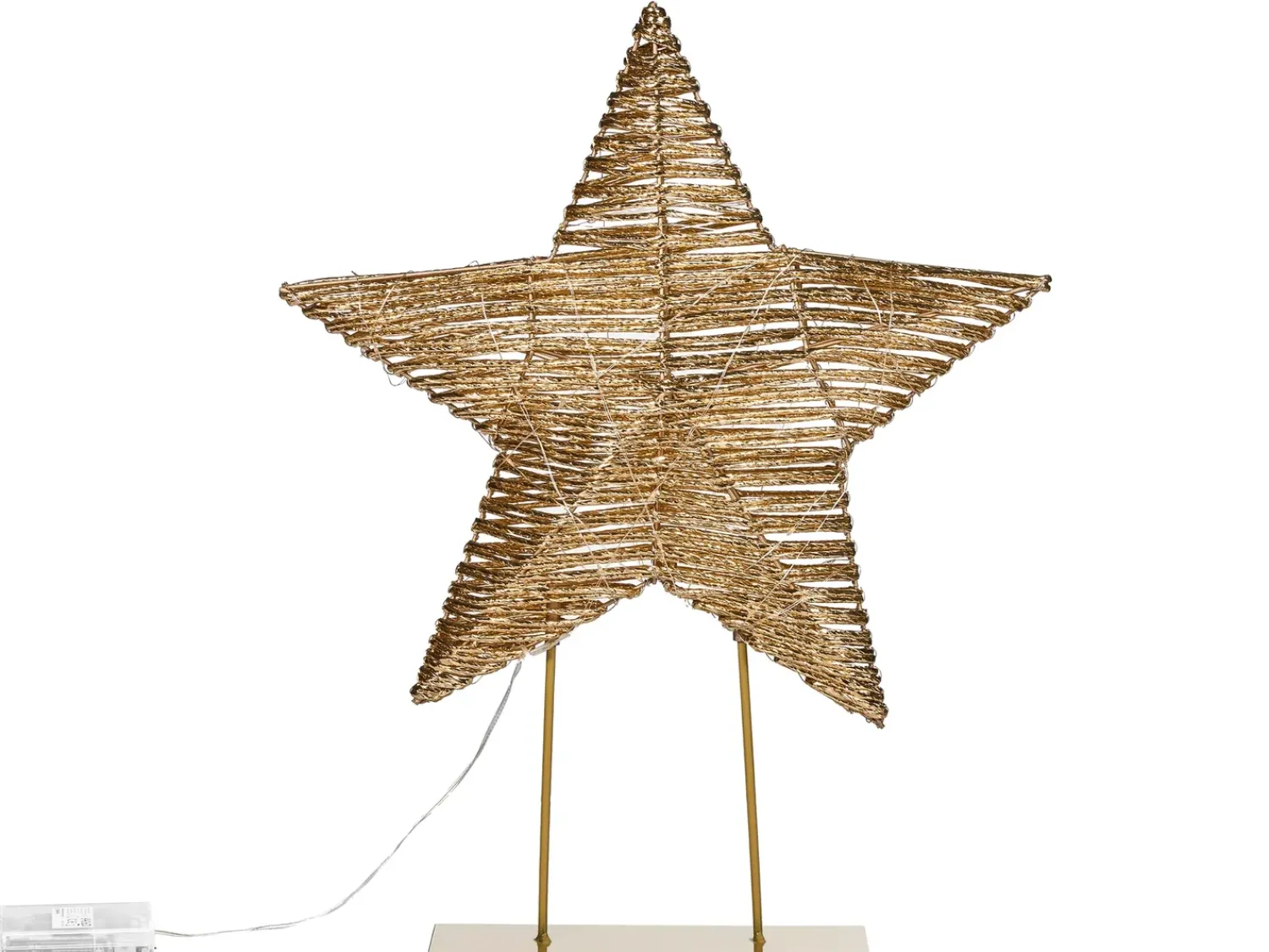 Outlet Beliani Decorazione natalizia LED FARUP Stella 51 cm Oro