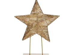 Outlet Beliani Decorazione natalizia LED FARUP Stella 51 cm Oro