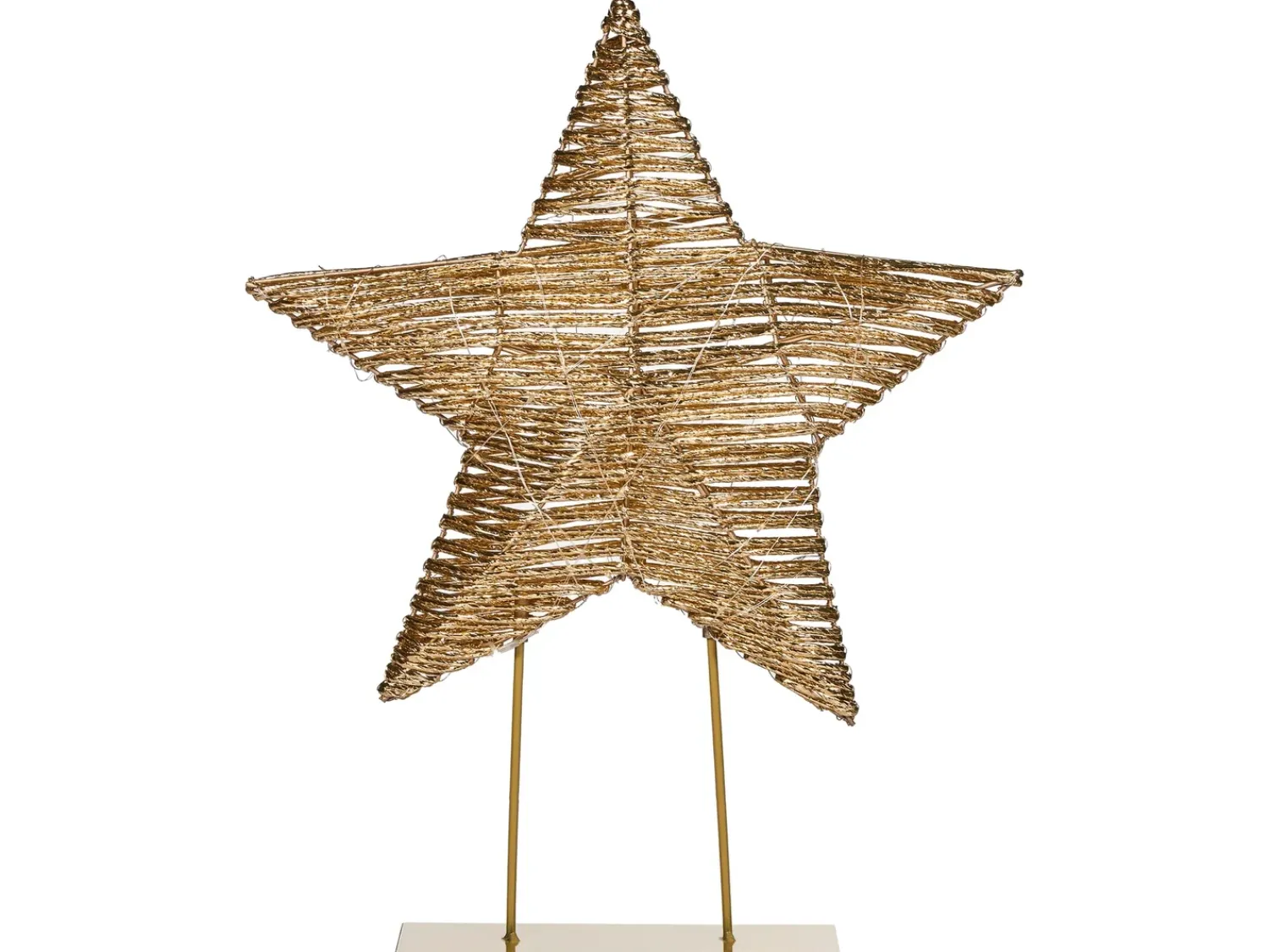 Outlet Beliani Decorazione natalizia LED FARUP Stella 51 cm Oro