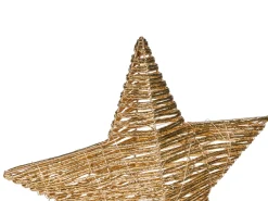 Outlet Beliani Decorazione natalizia LED FARUP Stella 51 cm Oro