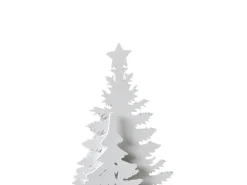 Outlet Beliani Decorazione natalizia LED FEMAN Renna Albero di Natale 36 cm Bianco