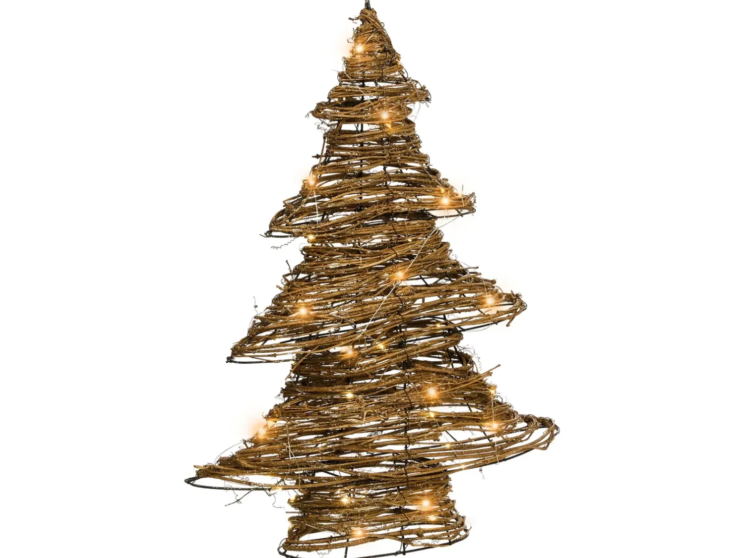 Sale Beliani Decorazione natalizia LED FURESO Albero di Natale 60 cm Naturale