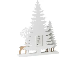 Beliani Decorazione natalizia LED GISSELAN 45 cm Bianco