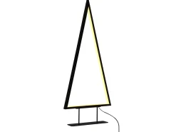 Clearance Beliani Decorazione natalizia LED LOPPI Albero di Natale 47/69 cm Nero