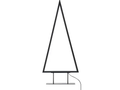 Clearance Beliani Decorazione natalizia LED LOPPI Albero di Natale 47/69 cm Nero
