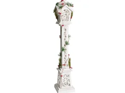 Best Beliani Decorazione natalizia LED LUMMENE Lampada da palo 80 cm Bianco Bianco Rosso Verde