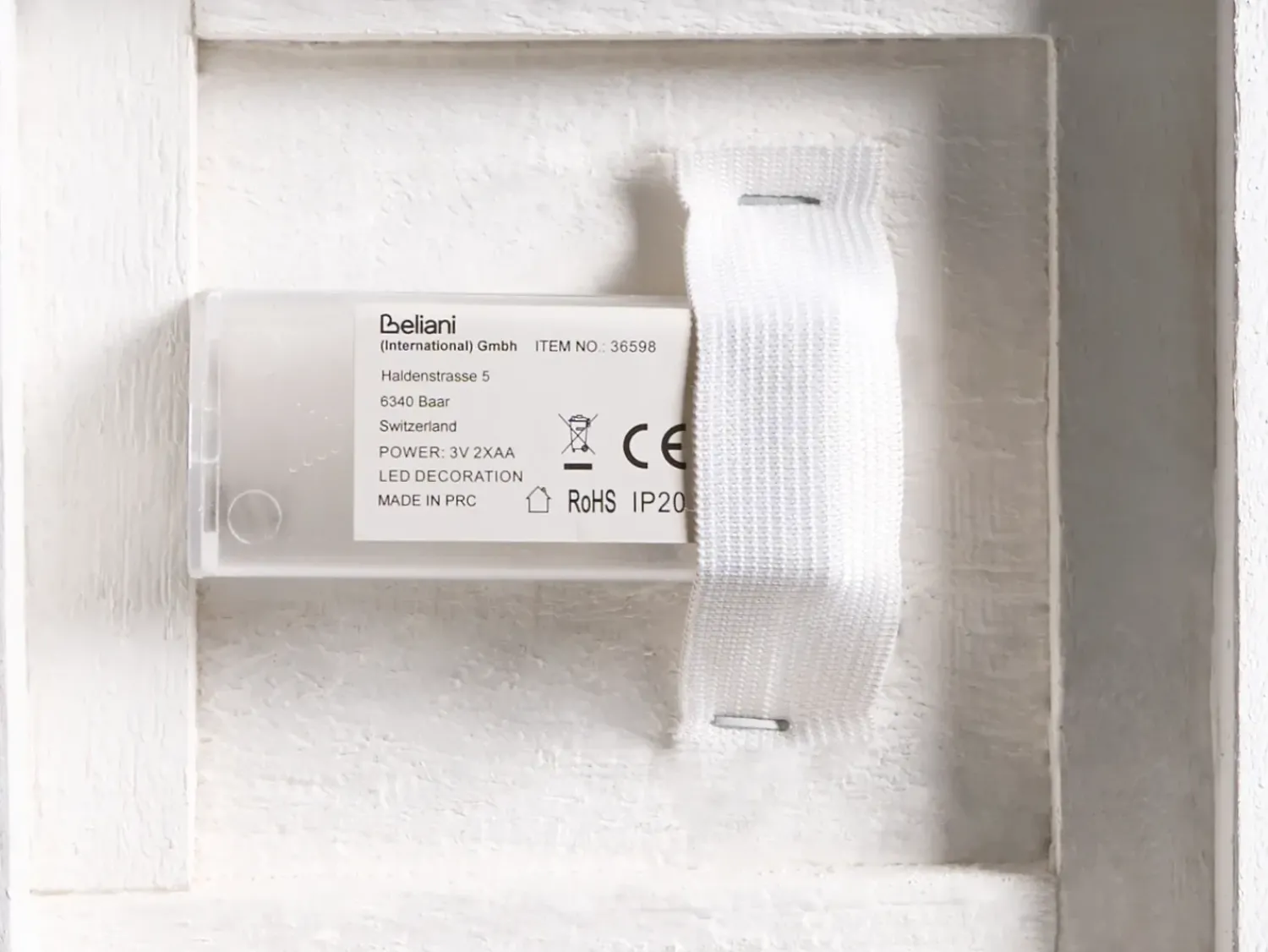 Best Beliani Decorazione natalizia LED LUMMENE Lampada da palo 80 cm Bianco Bianco Rosso Verde
