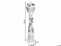 Best Beliani Decorazione natalizia LED LUMMENE Lampada da palo 80 cm Bianco Bianco Rosso Verde