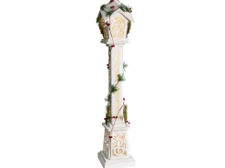 Best Beliani Decorazione natalizia LED LUMMENE Lampada da palo 80 cm Bianco Bianco Rosso Verde