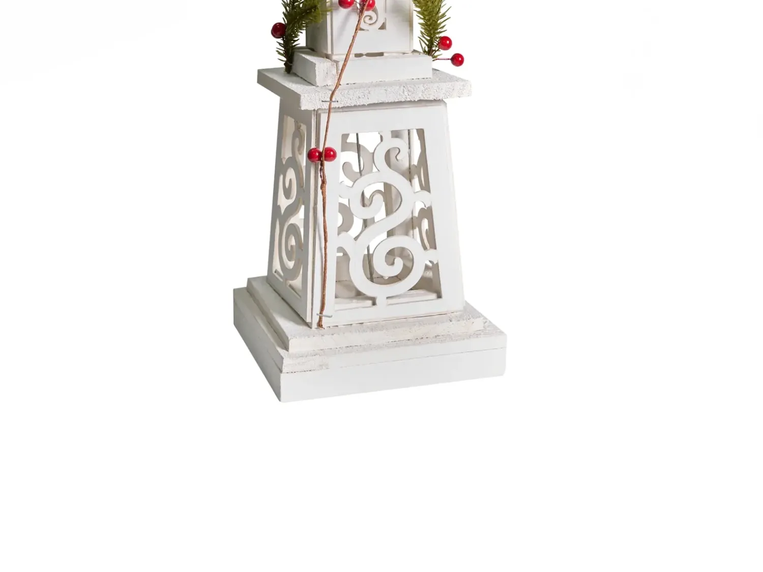 Best Beliani Decorazione natalizia LED LUMMENE Lampada da palo 80 cm Bianco Bianco Rosso Verde