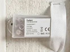 Online Beliani Decorazione natalizia LED MAAVESI Casa 53 cm Bianco Bianco Verde