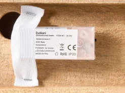 Best Beliani Decorazione natalizia LED NILAKA Casa 85 cm Marrone chiaro Bianco Marrone
