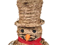 Online Beliani Decorazione natalizia LED OLAFSVIK Pupazzo di neve 52 cm Naturale