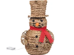 Online Beliani Decorazione natalizia LED OLAFSVIK Pupazzo di neve 52 cm Naturale