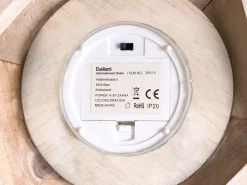 Outlet Beliani Decorazione natalizia LED PAJARVI 40 cm Marrone chiaro Giallo Verde Marrone