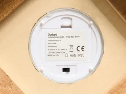 Clearance Beliani Decorazione natalizia LED PETRUMA 40 cm Marrone chiaro Giallo Verde Marrone