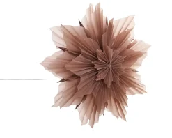 Beliani Decorazione natalizia OSTERAN Stella 59 cm Rosa