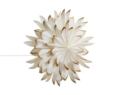 Clearance Beliani Decorazione natalizia SVEDAN Stella 60 cm sporco Bianco