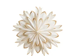 Clearance Beliani Decorazione natalizia SVEDAN Stella 60 cm sporco Bianco