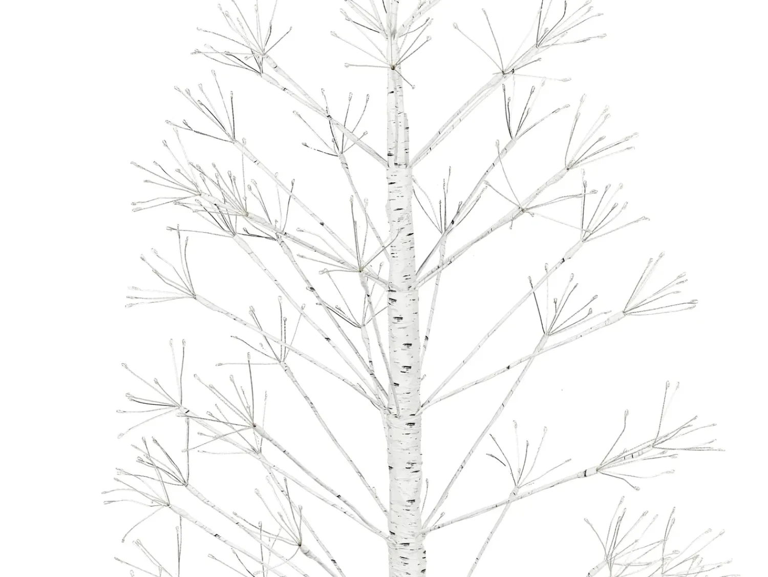 New Beliani Decorazione per esterni LED ALBIONI Albero 180 cm Bianco