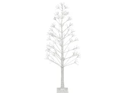 New Beliani Decorazione per esterni LED ALBIONI Albero 180 cm Bianco